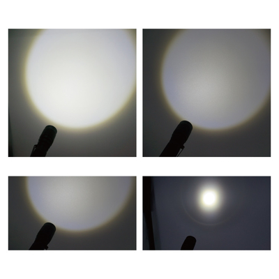 ধাক্কা বোতাম ক্রি Aa EDC LED টর্চলাইট উচ্চ Lumen অ্যালুমিনিয়াম খাদ বস্তু ধাক্কা