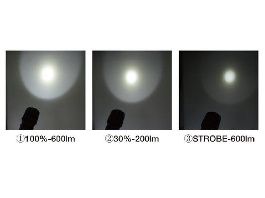 হ্যান্ডসিস ডাইভিং LED টর্চলাইট IPX8 18650 লি আয়ন ব্যাটারি সঙ্গে জল প্রতিরোধের