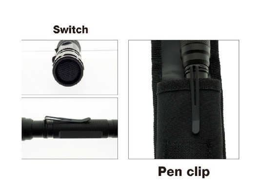 ঐতিহ্যবাহী handsize 2 * এএ ব্যাটারী হাতি ক্রি উচ্চ lumen নেতৃত্বে EDC জন্য ঝলকানি ঝলকানি