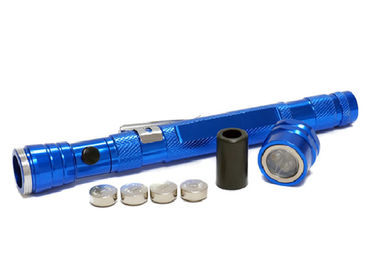 12 Lumens ওয়ার্কার টেলিস্কোপিং নেতৃত্বাধীন টর্চলাইট, পেন স্টাইল টর্চলাইট 4 * LR44 ব্যাটারি