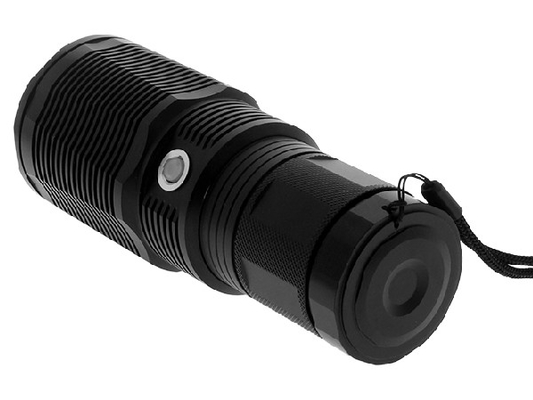 30W সামরিক কৌশলগত টর্চলাইট, আইন প্রয়োগকারী LED flashlights রিচার্জযোগ্য ব্যাটারি