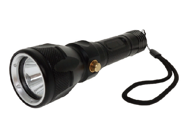 হ্যান্ডসিস ডাইভিং LED টর্চলাইট IPX8 18650 লি আয়ন ব্যাটারি সঙ্গে জল প্রতিরোধের